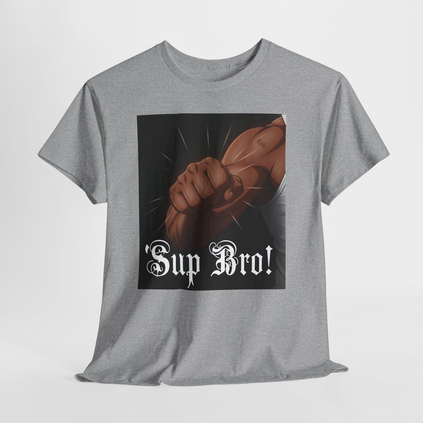 Sup Bro! Mens Fist Bump Gym Bro T shirt