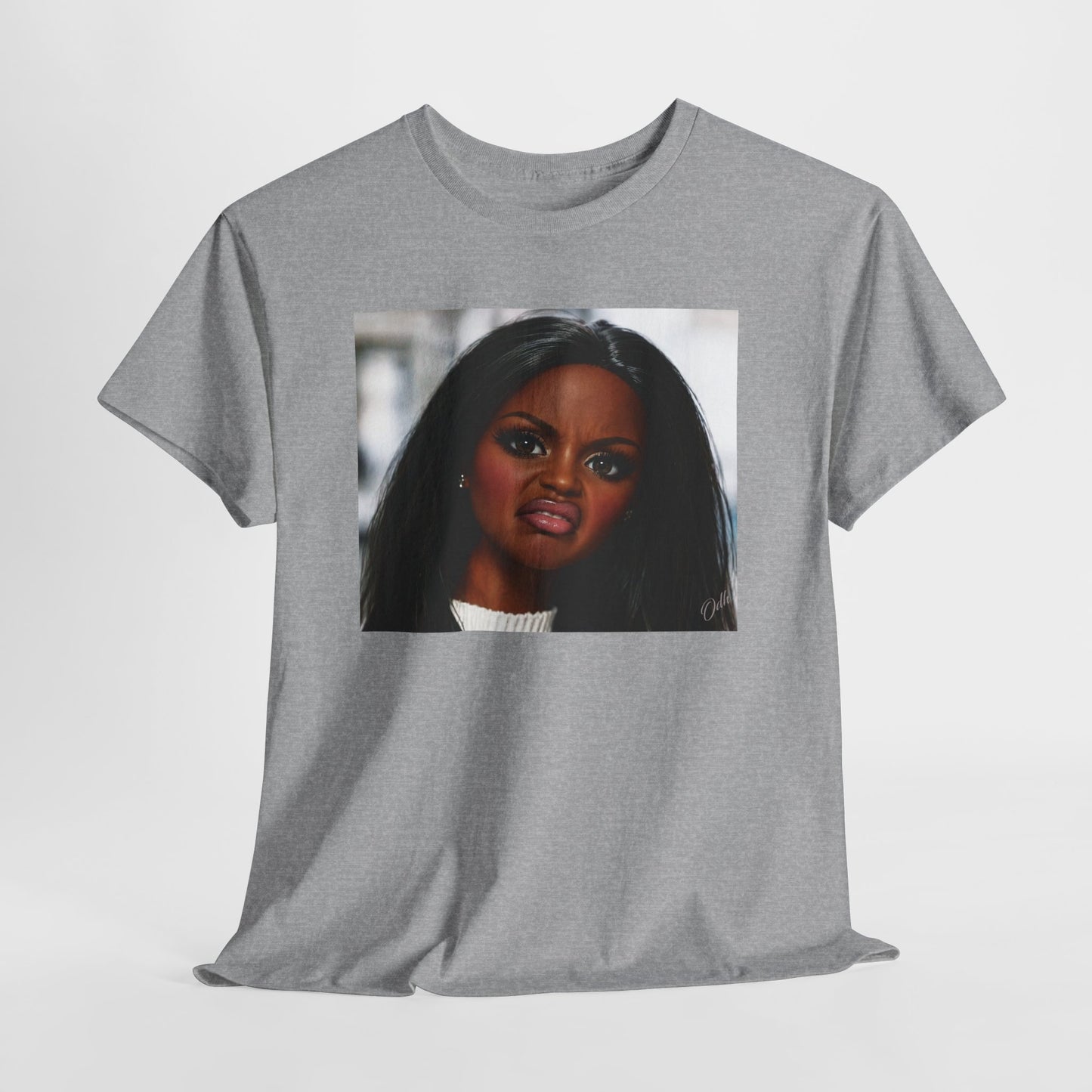 Black Doll Face Barbie Style Meme T Shirt