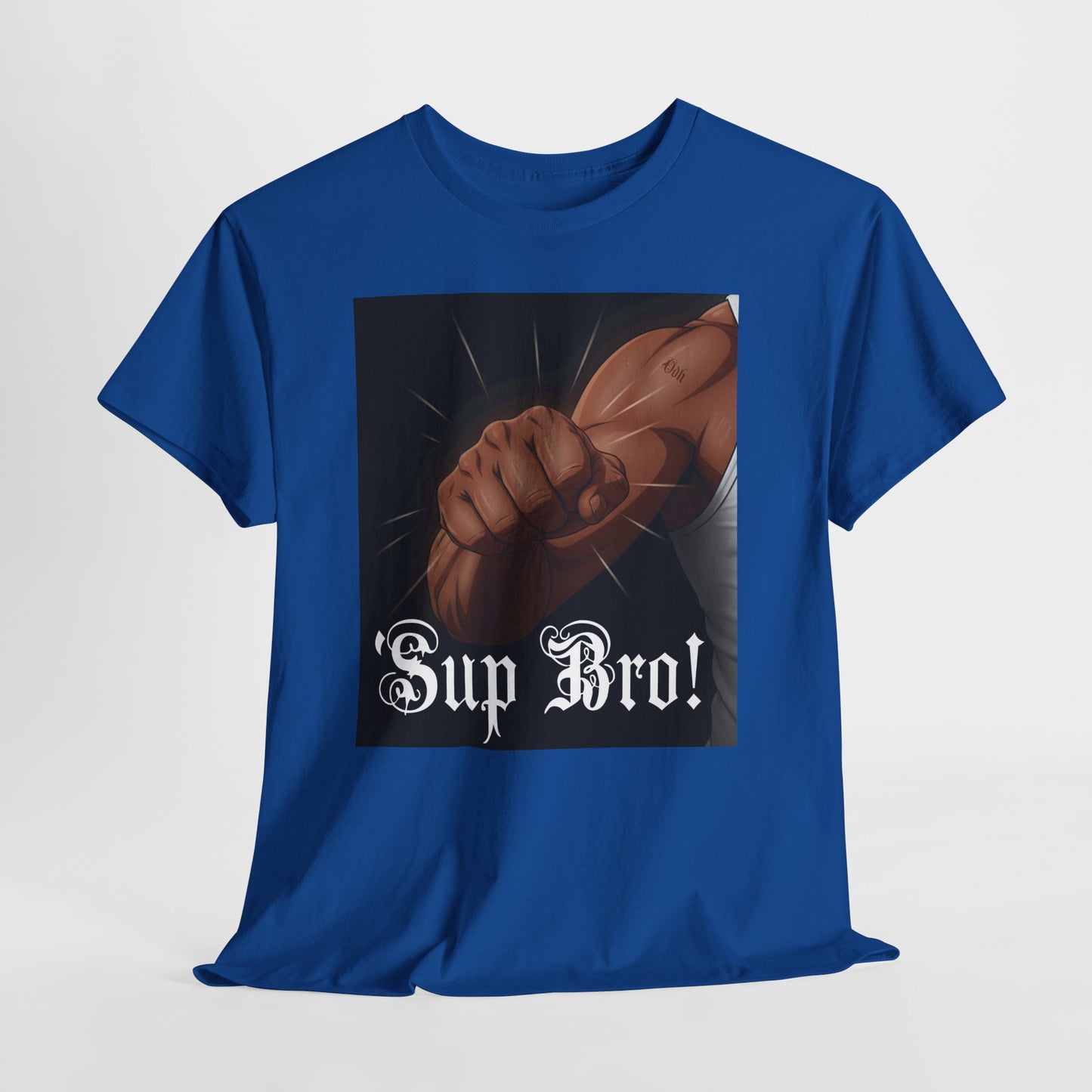 Sup Bro! Mens Fist Bump Gym Bro T shirt
