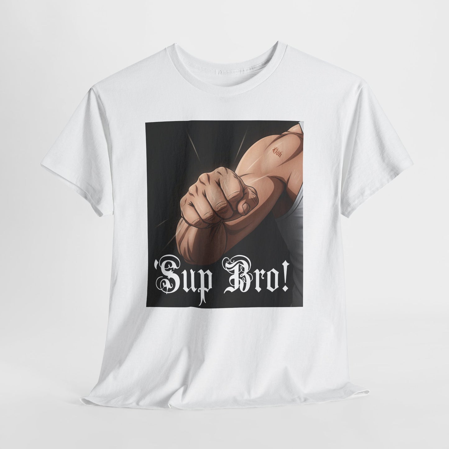 Sup Bro! Mens Fist Bump Gym Bro T shirt