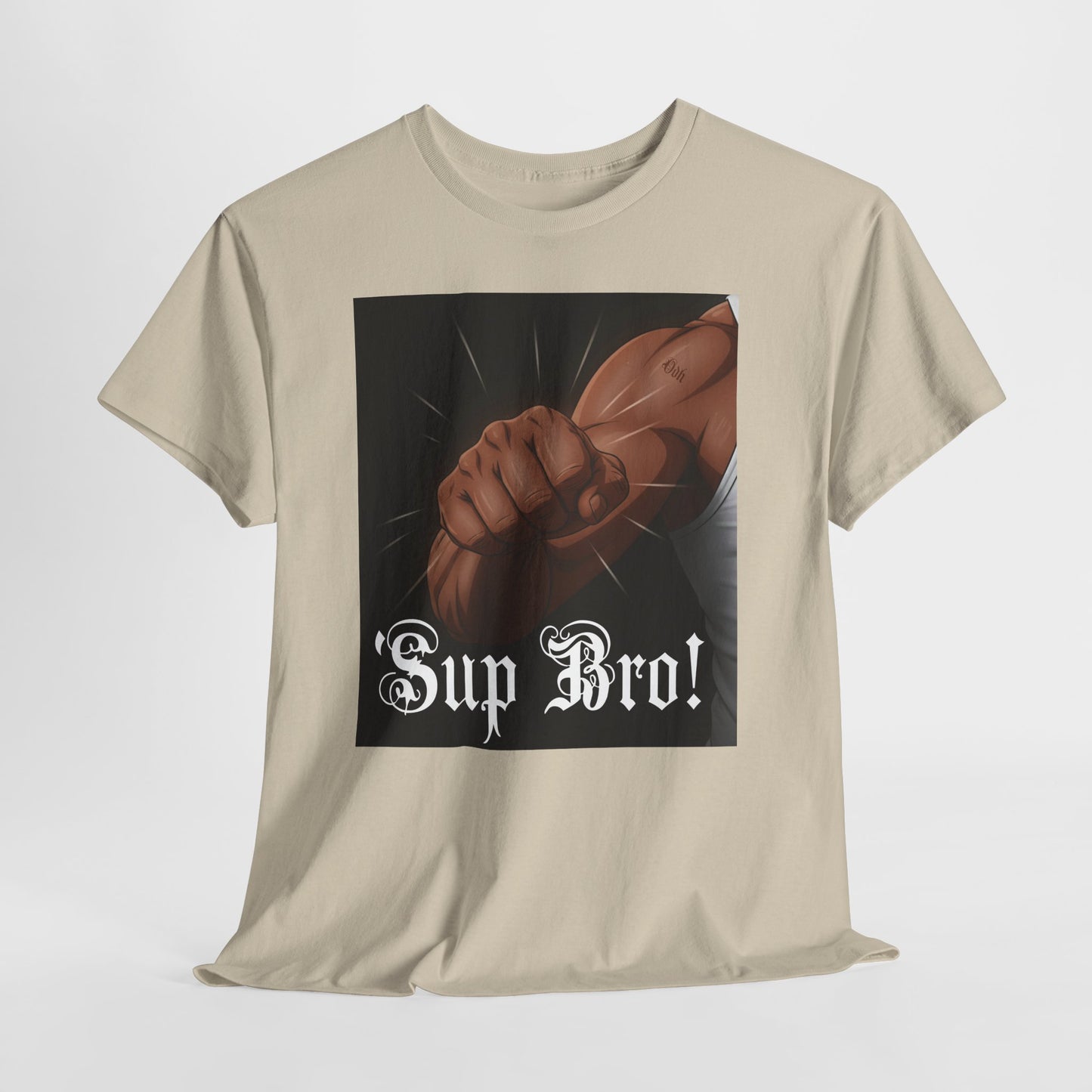 Sup Bro! Mens Fist Bump Gym Bro T shirt