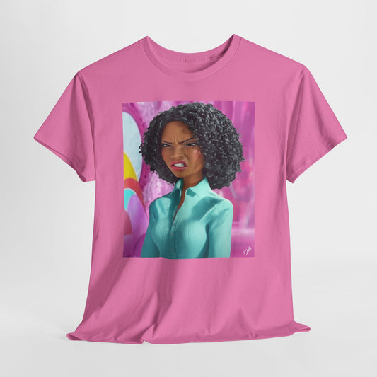 black barbie disgusted doll face Black woman