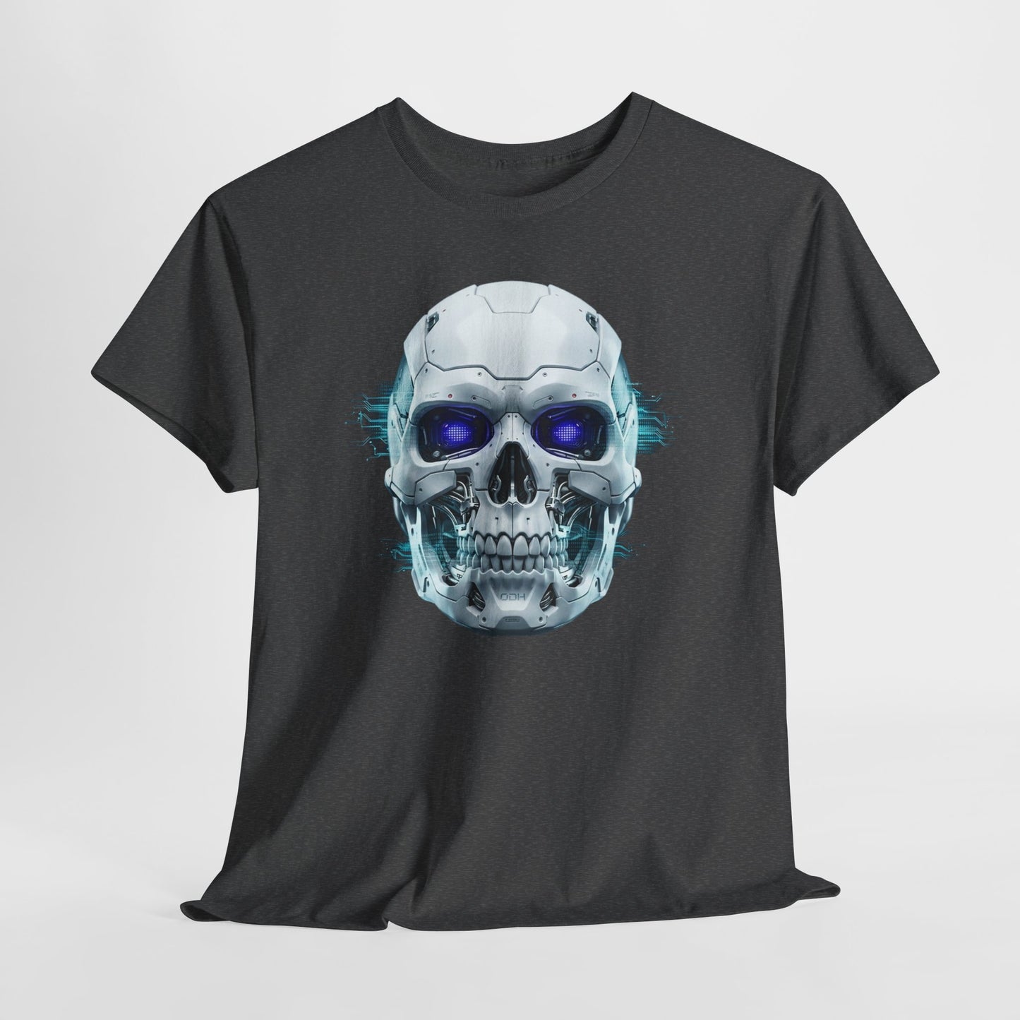 Futuristic Robot Skull Gamer Tee