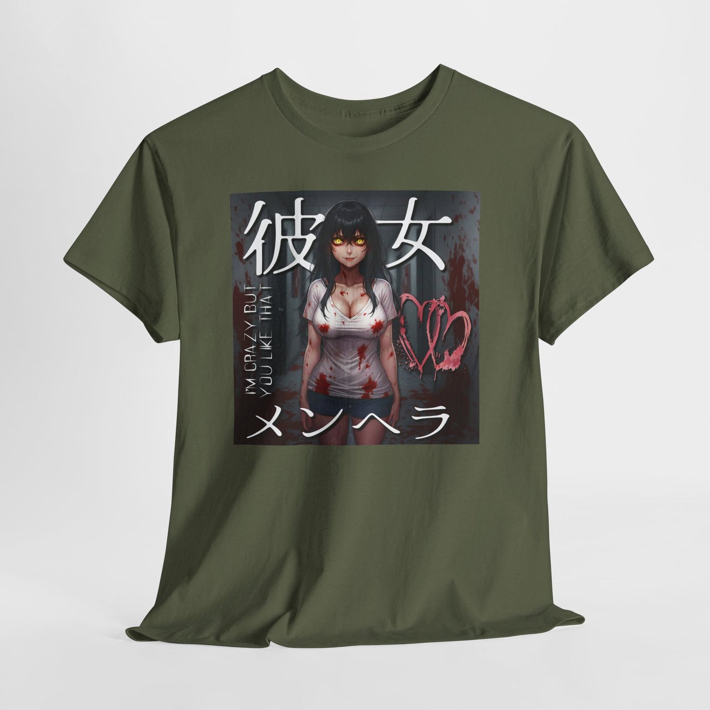 Horror Anime Shirt - Crazy Girlfriend Yandere Tee