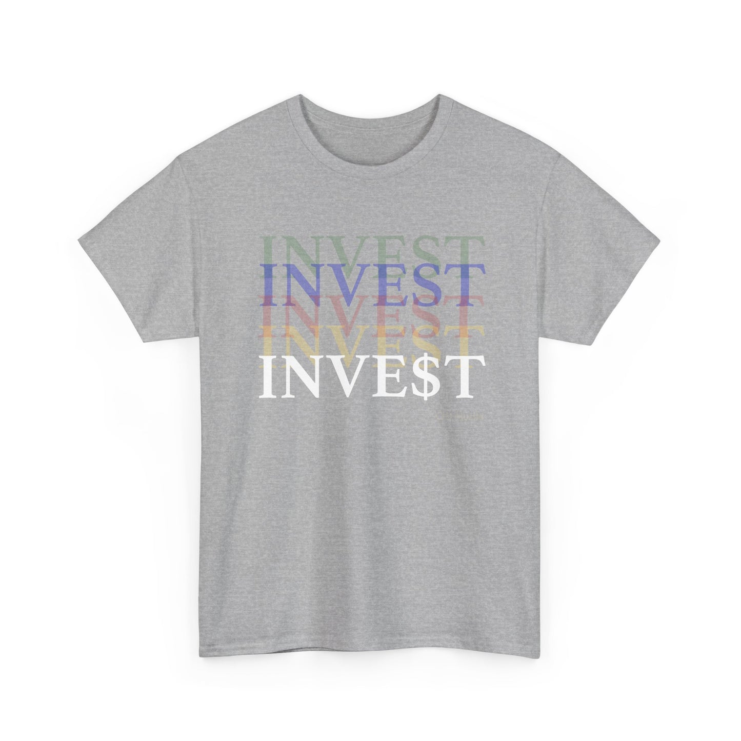 Unisex Invest Heavy Cotton Short Sleeve Tee