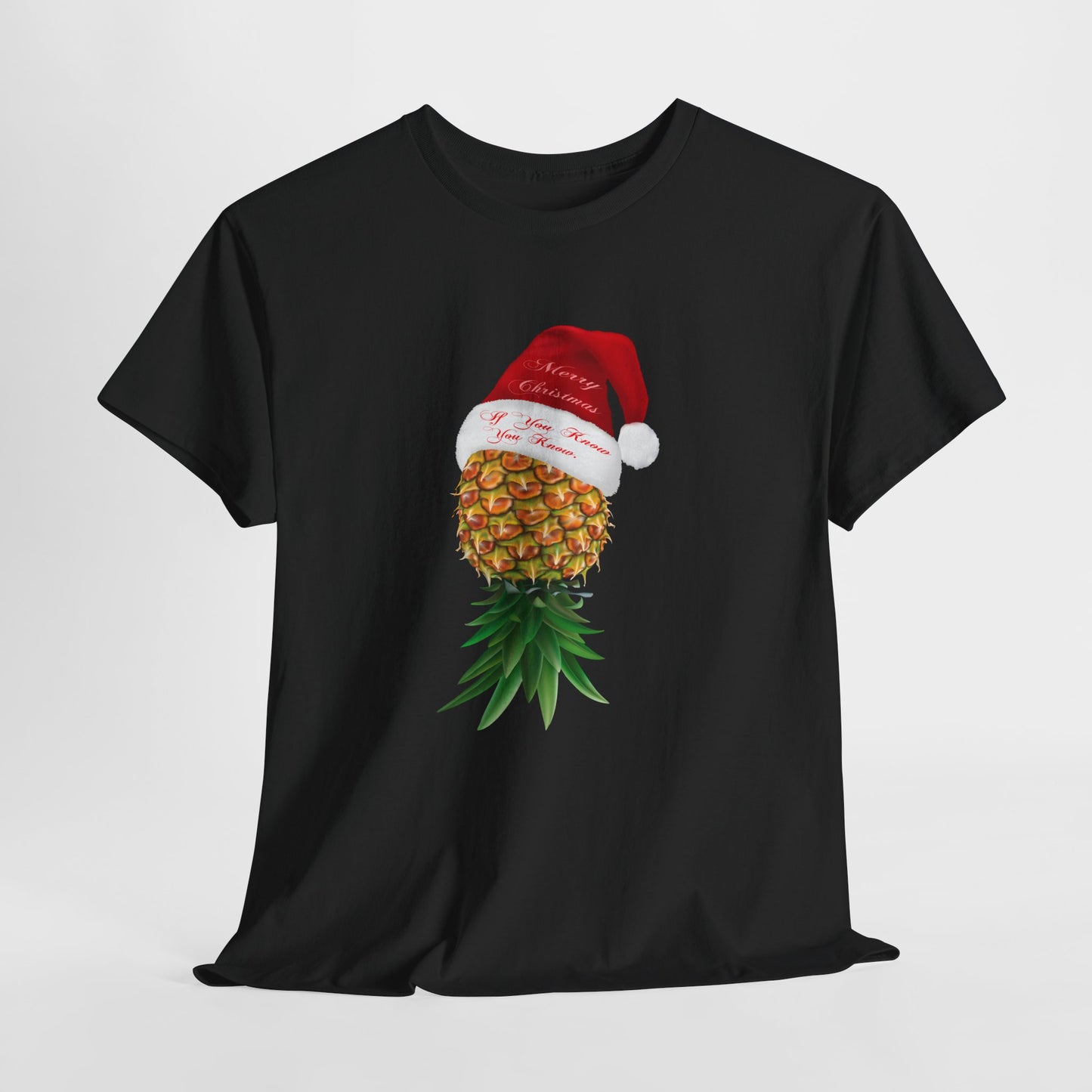 Christmas Upside Down Pineapple, Santa Pineapple T Shirt | Swinger Shirt | Swinger Lifestyle | Funny Sexual Adult Shirt | BBC Slut Shirt