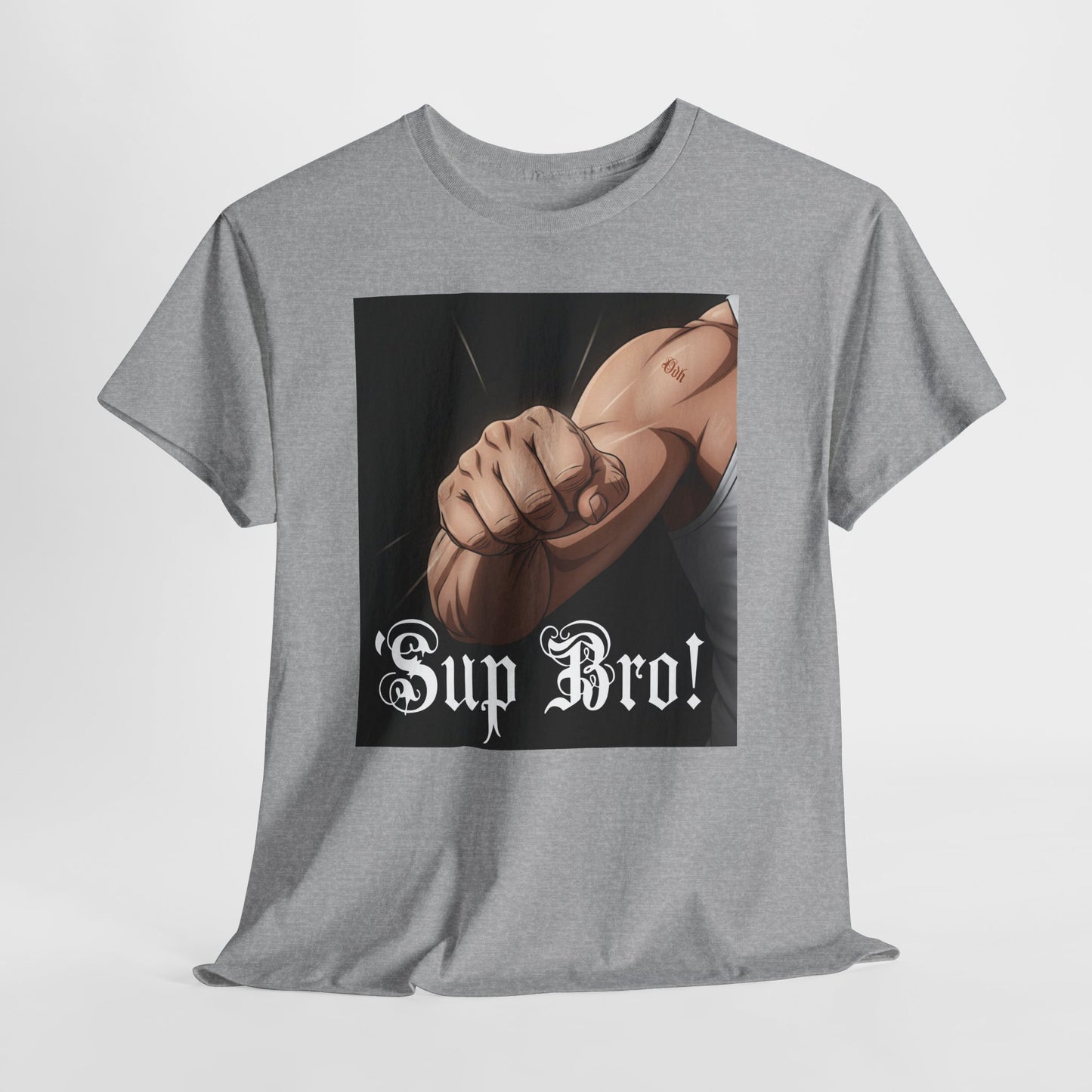 Sup Bro! Mens Fist Bump Gym Bro T shirt