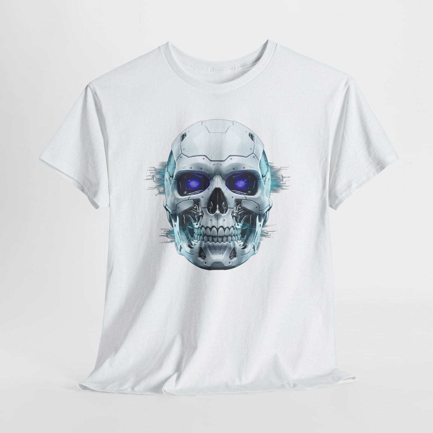 Futuristic Robot Skull Gamer Tee