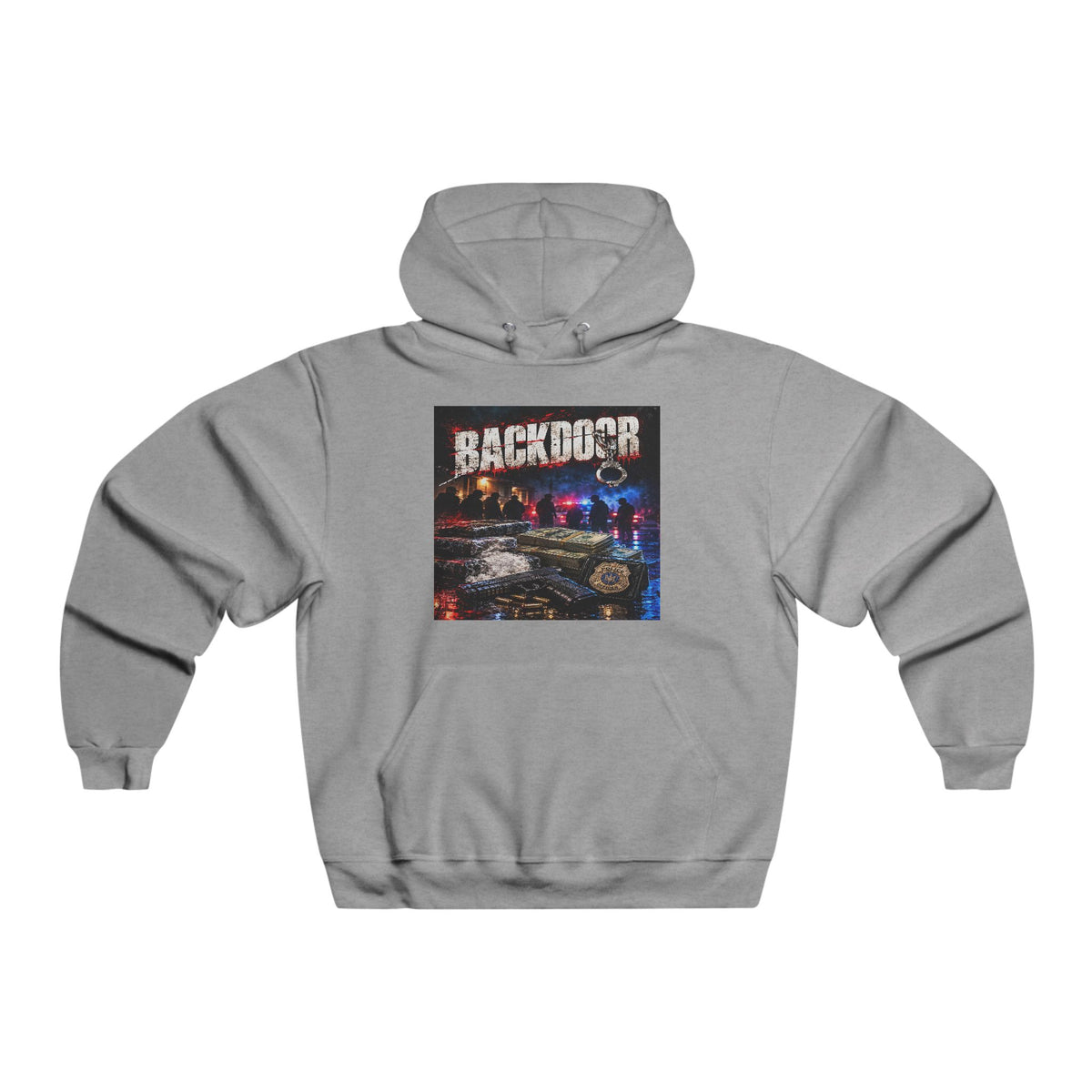 Backdoor Movie Police Scene Graphic Hoodie —Spyroking Itsdjlee