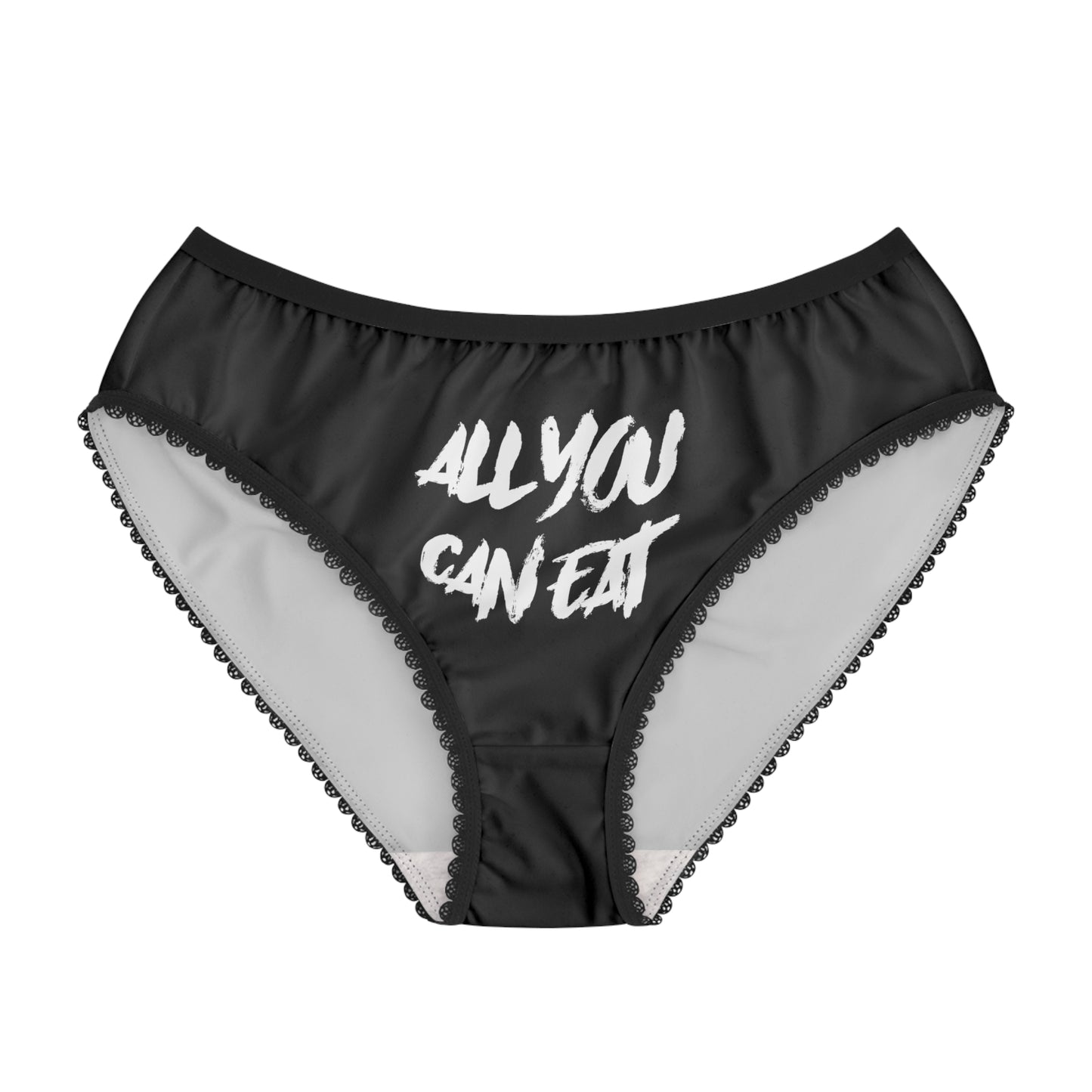 All You Can Eat Women's Briefs, Womens Underwear, Womens Panties, Sexy Lingerie, Wedding Gift, Bachelorette Party