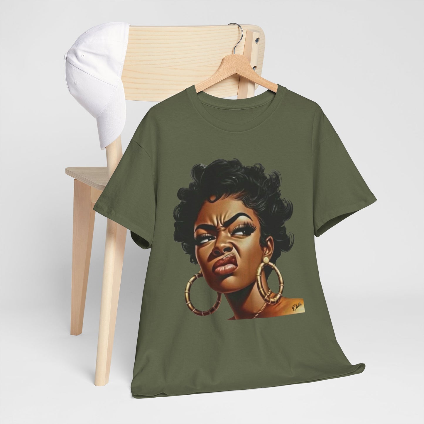 Disgusted Black Woman Face Shirt FBA