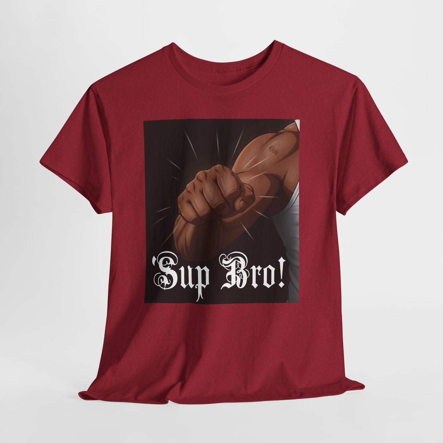 Sup Bro! Mens Fist Bump Gym Bro T shirt