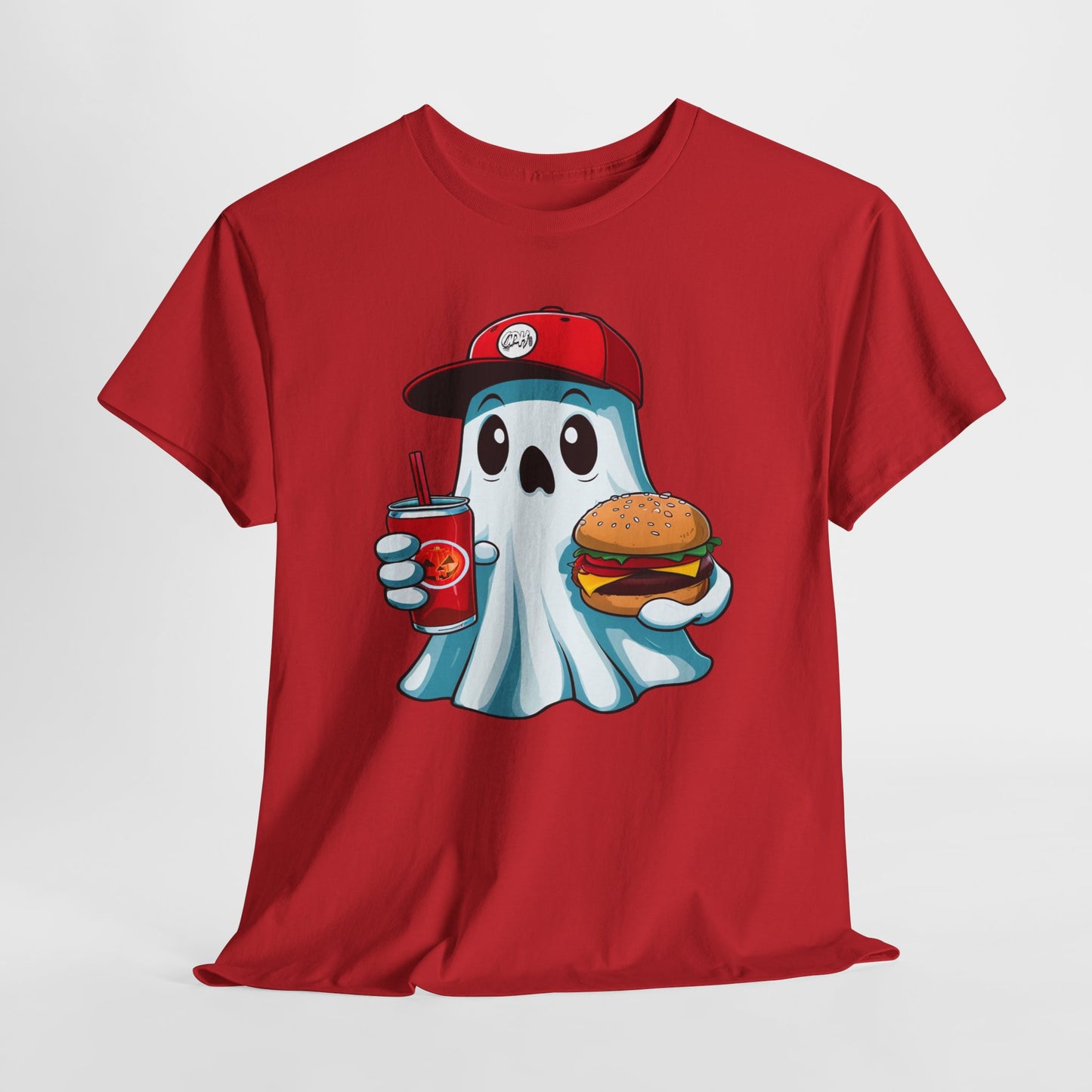 Halloween Ghost Shirt Spooky Season TShirt, Halloween Gift, Cute Ghost Eating