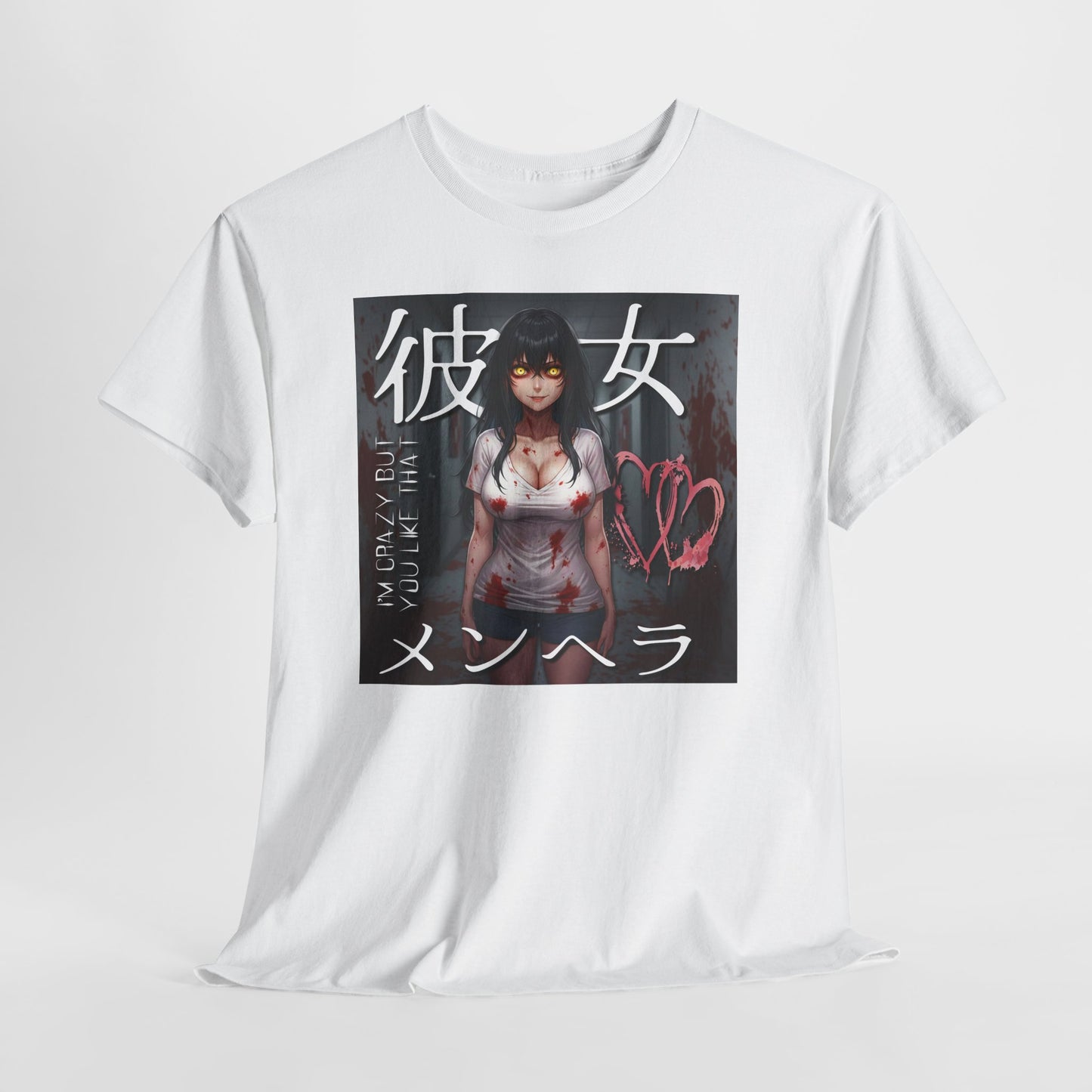 Horror Anime Shirt - Crazy Girlfriend Yandere Tee