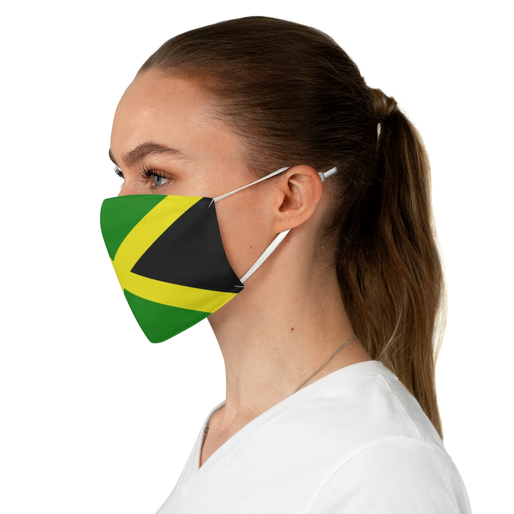 Jamican Flag Fabric Face Mask