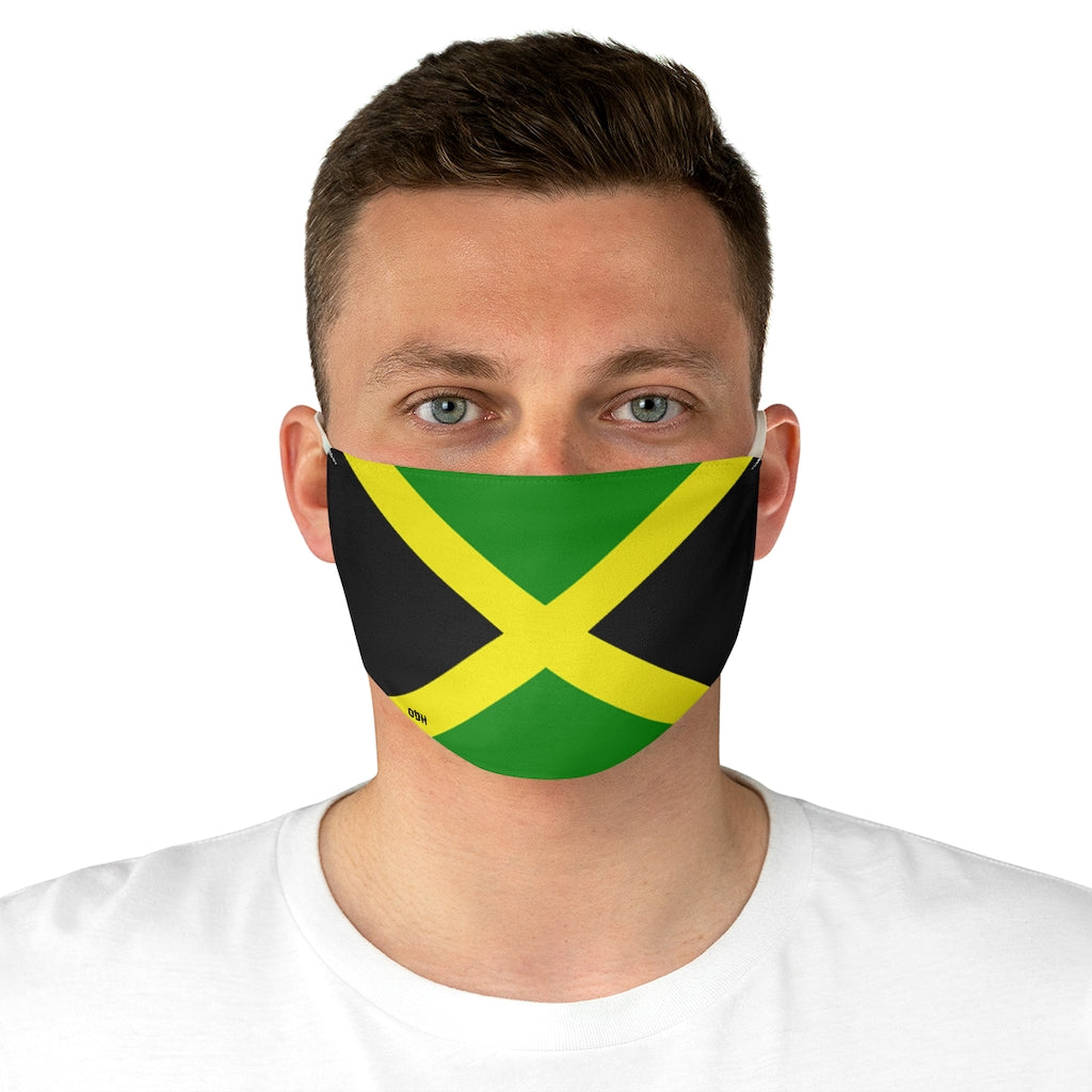 Jamican Flag Fabric Face Mask