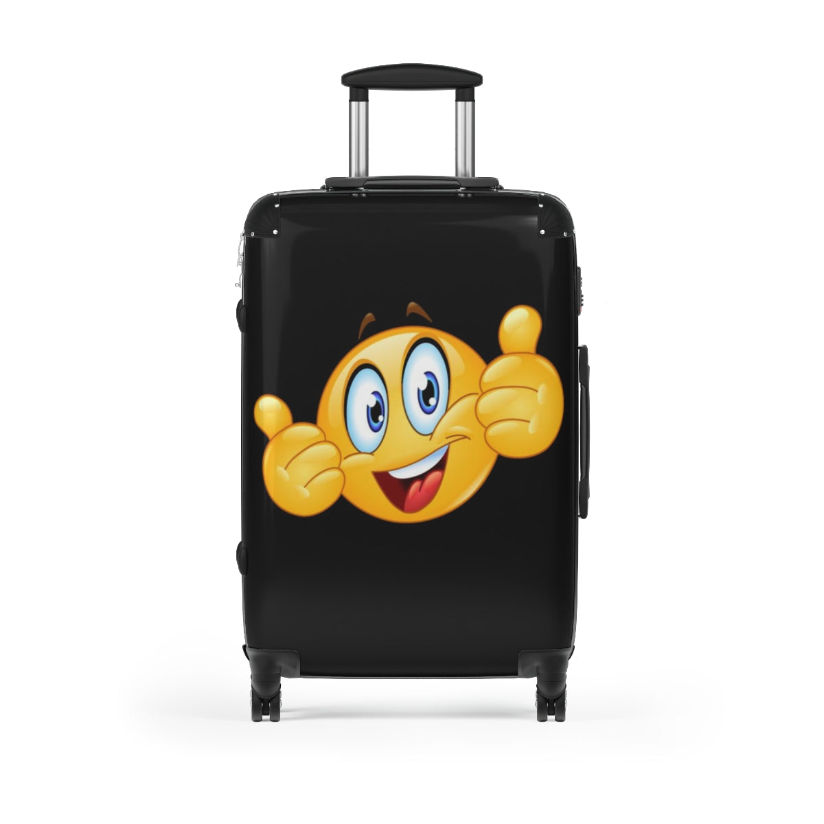 Happy Emoji Suitcases Rolling Bag