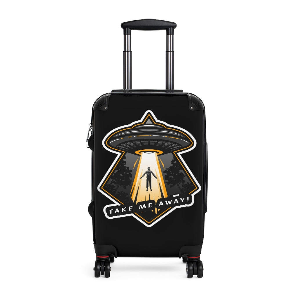 Carry on Suitcase | UFO Take Me Away Suitcase | Alien Abduction Bag | Cabin Suitcase | Extraterrestrial Bag