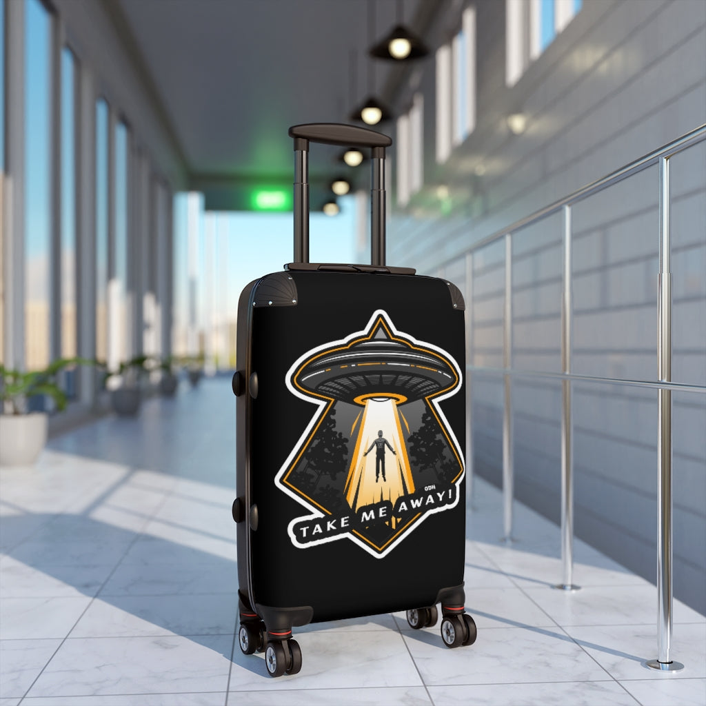 Alien Abduction "Take Me Away" Carry on Suitcase