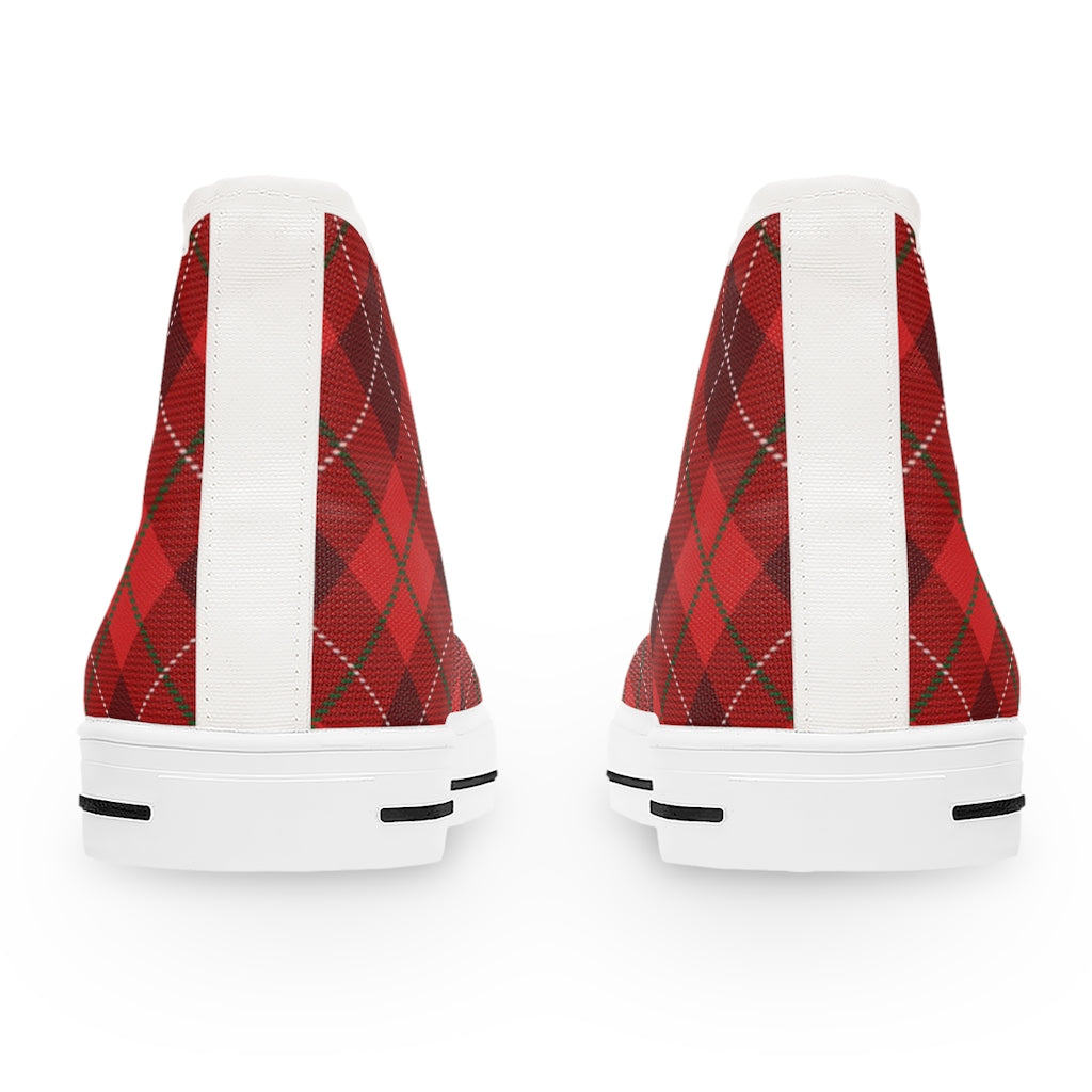 Womens plaid converse top sneakers