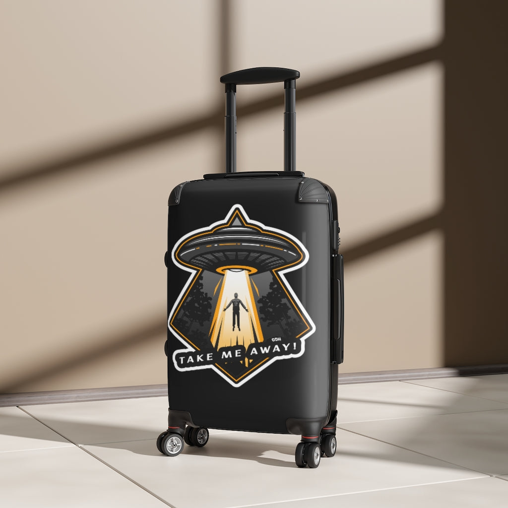 Alien Abduction "Take Me Away" Carry on Suitcase