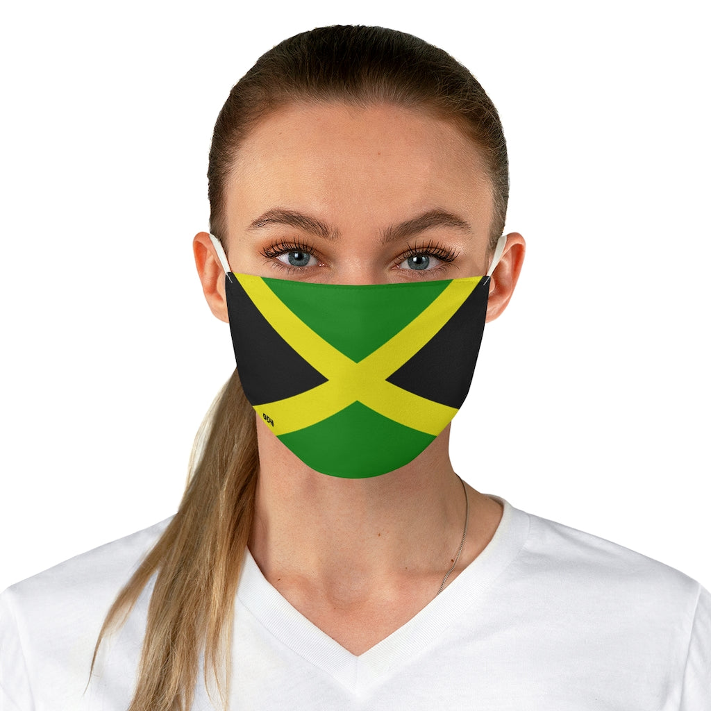 Jamican Flag Fabric Face Mask