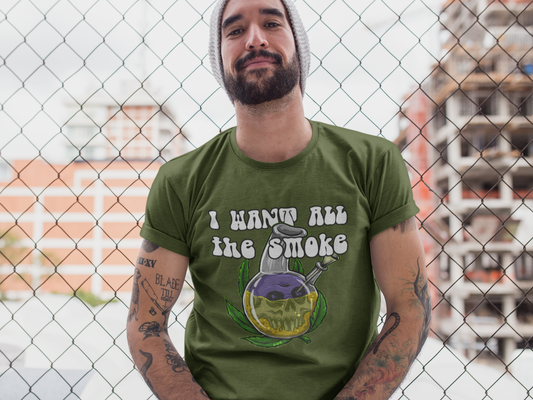 420 Marijuana Bong Unisex Short Sleeve Tee