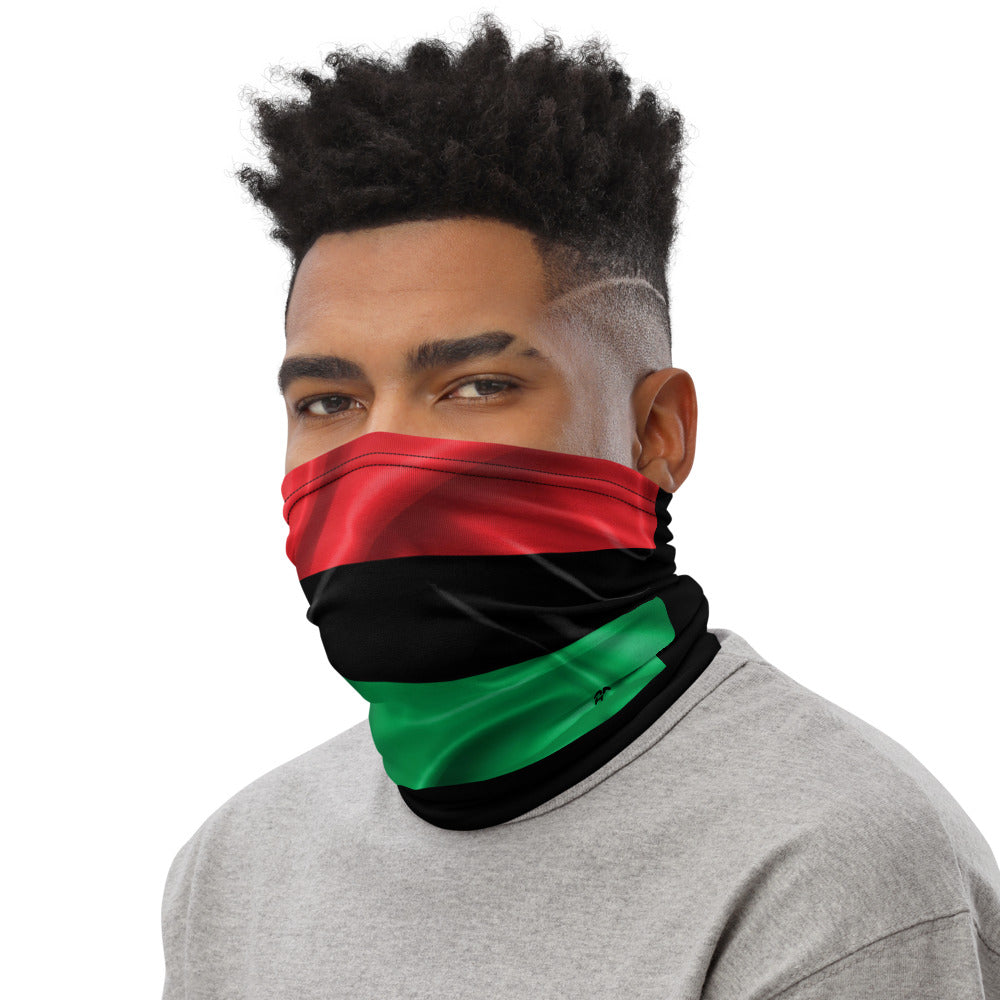 Pan African Flag Face Cover Face Mask Neck Gaiter Bandana ODH