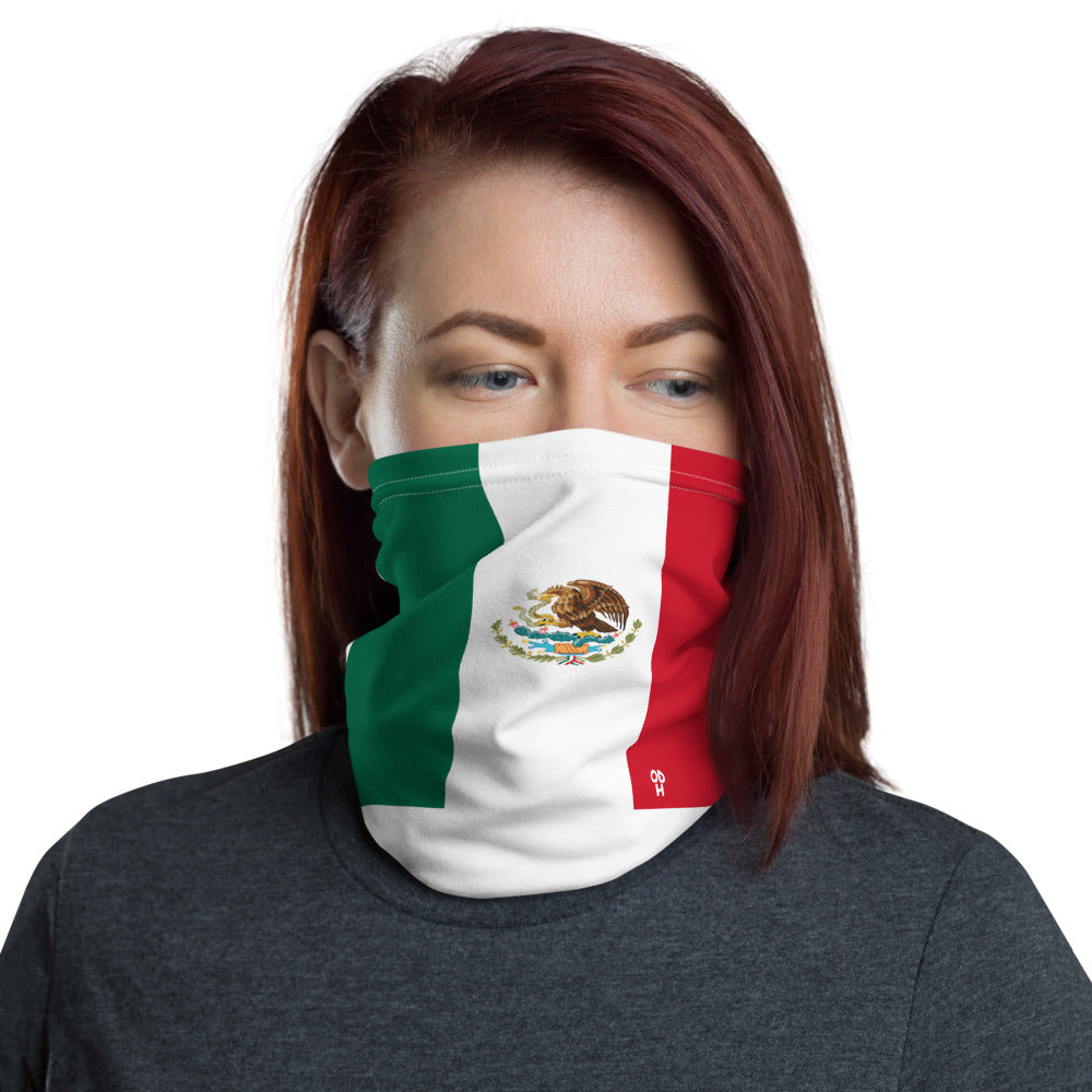 Mexico Mexican Flag Face Mask Neck Gaiter Bandana