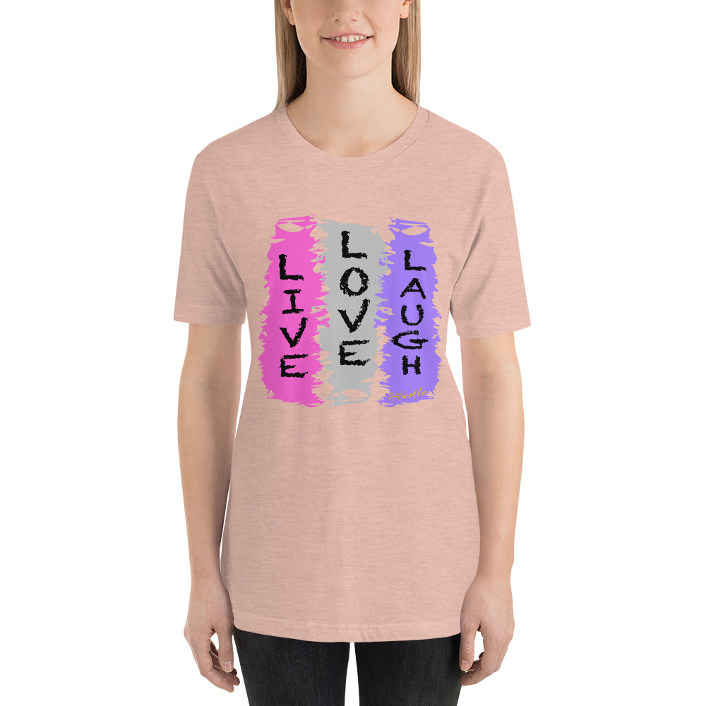 OD Hustle "Live Love Laugh" Short-Sleeve T-Shirt