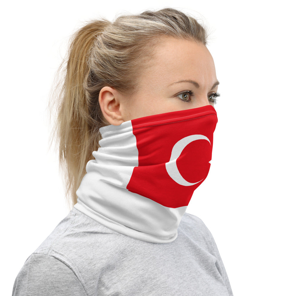 Turkey Turkish Flag Face Mask Neck Gaiter Bandana
