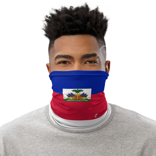 Haitian Haiti National Flag Face Mask Neck Gaiter Bandana