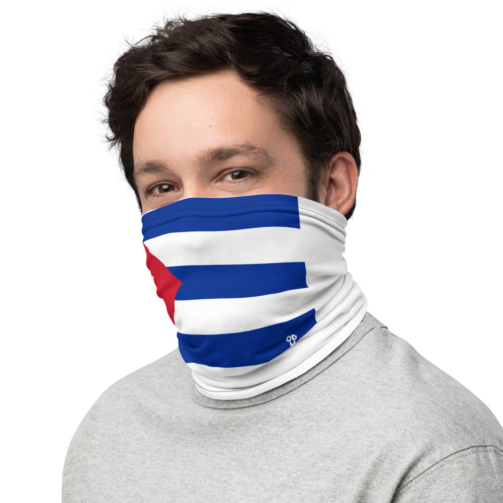 Cuba Cuban Flag Face Mask Neck Gaiter Bandana