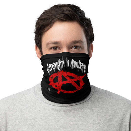 Strength in Numbers Anarchy Face Mask Cover Neck Gaiter