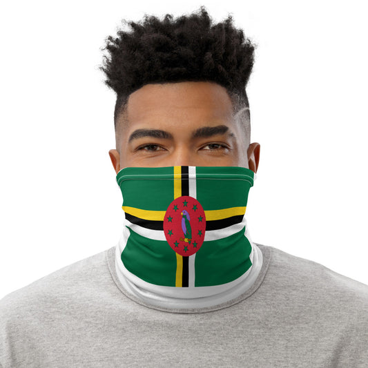 Dominica Dominican Flag Face Mask Neck