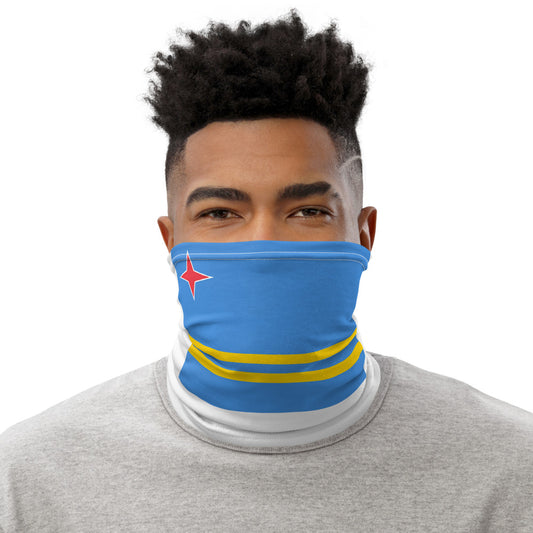 Aruba Flag Face Mask Neck Gaiter