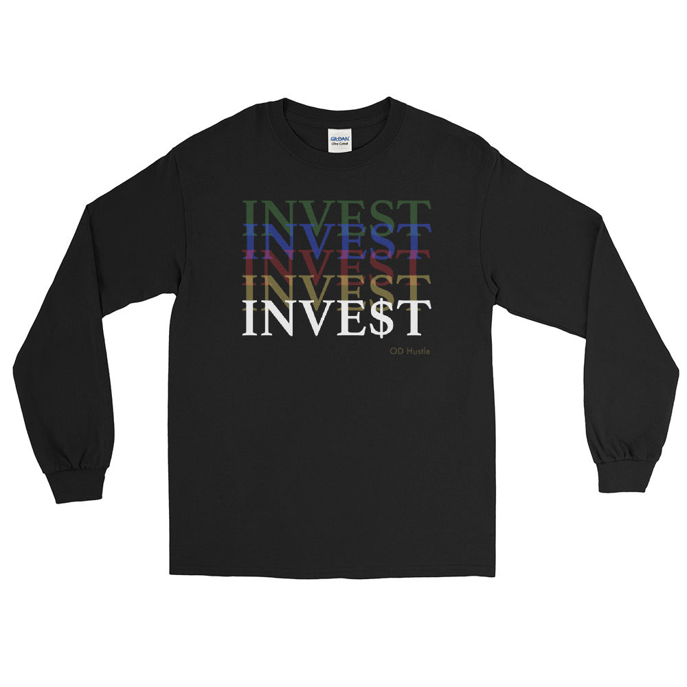 OD Hustle "INVEST" Long Sleeve T-Shirt