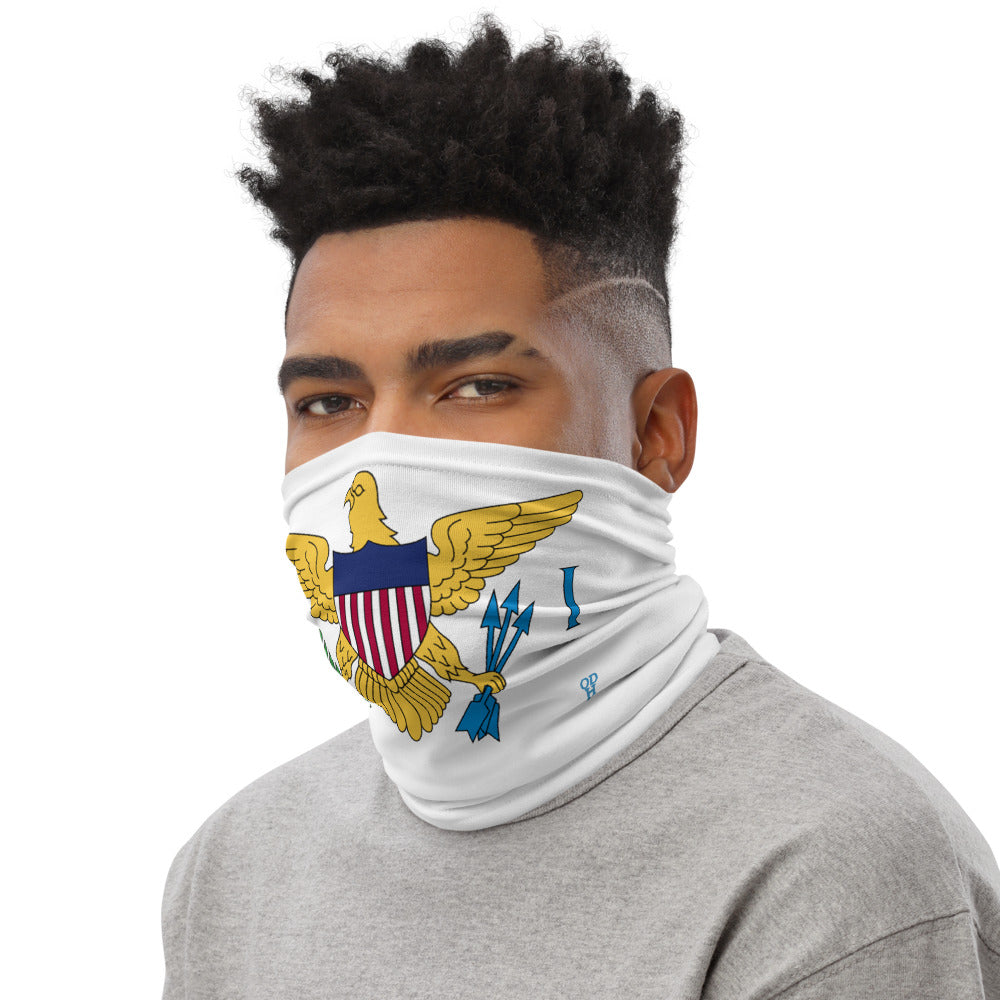 US Virgin Islands Flag Neck Gaiter Face Mask