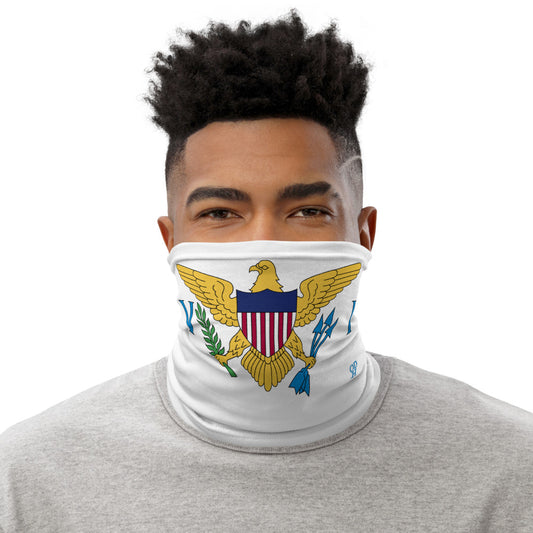 US Virgin Islands Flag Neck Gaiter Face Mask