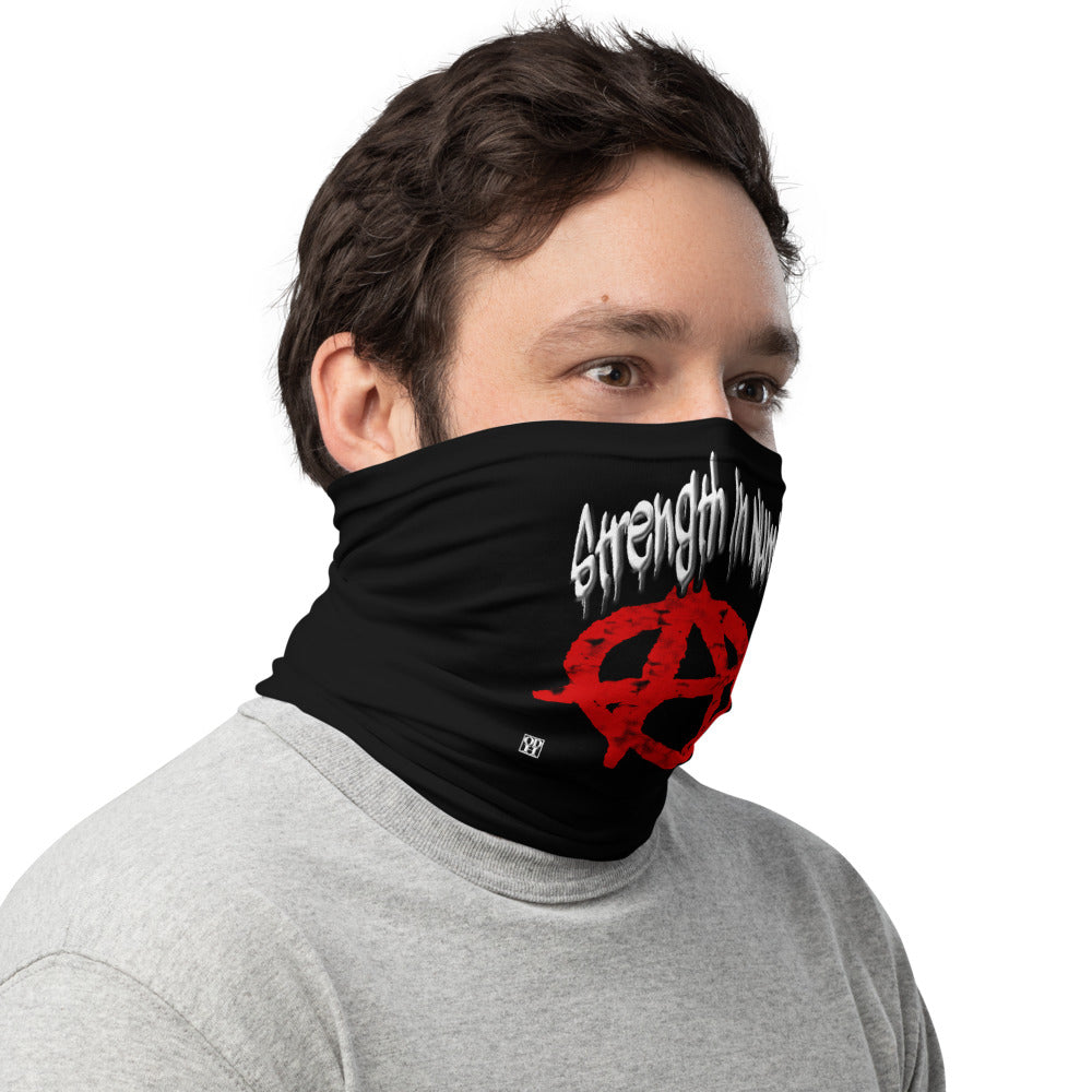 Strength in Numbers Anarchy Face Mask Cover Neck Gaiter