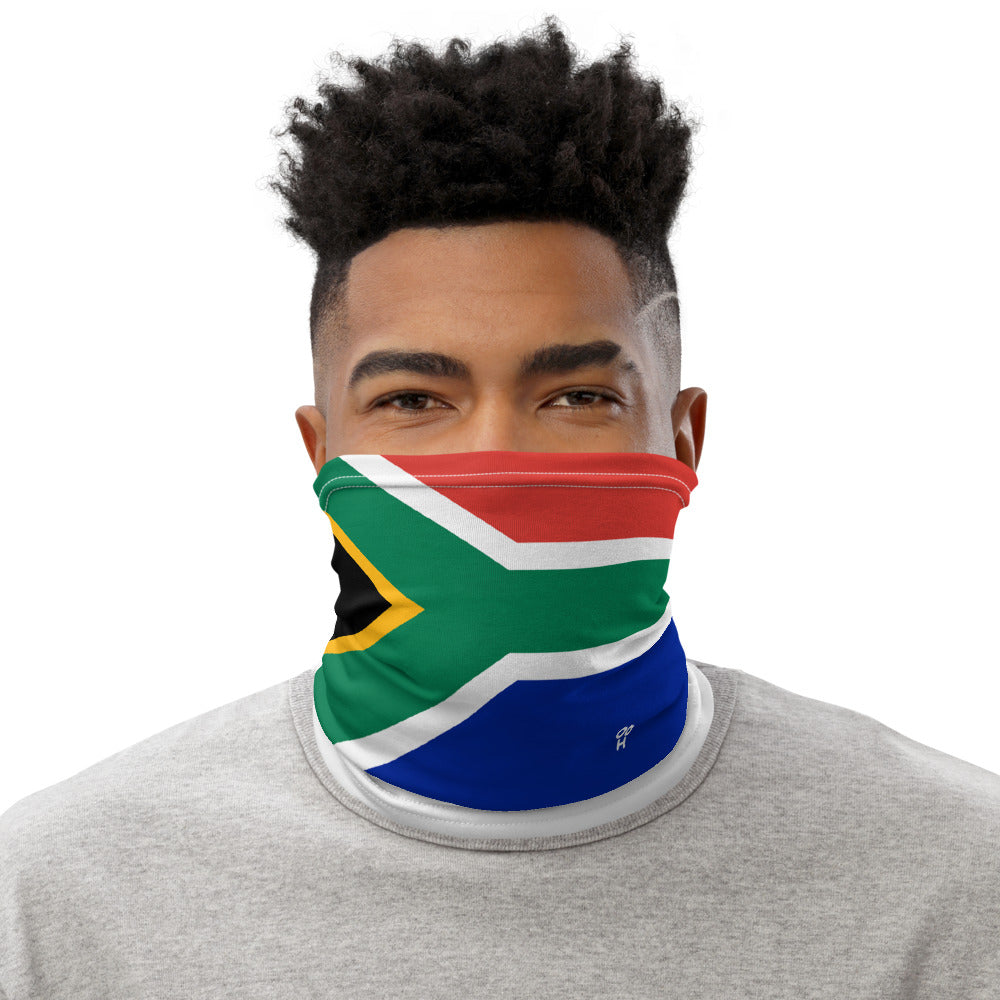 South African Flag Mask Neck Gaiter Bandana