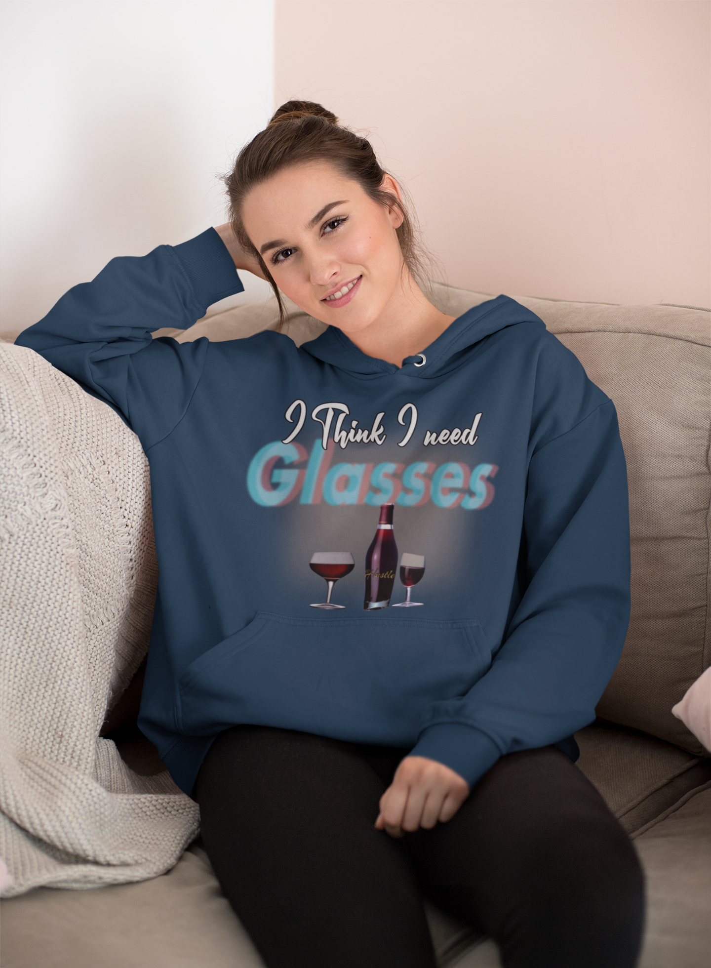 "I Think I Need Glasses" Hoodie Hooded Sweatshirt