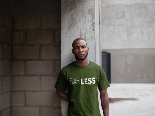 OD Hustle "Say Less" graphic tee