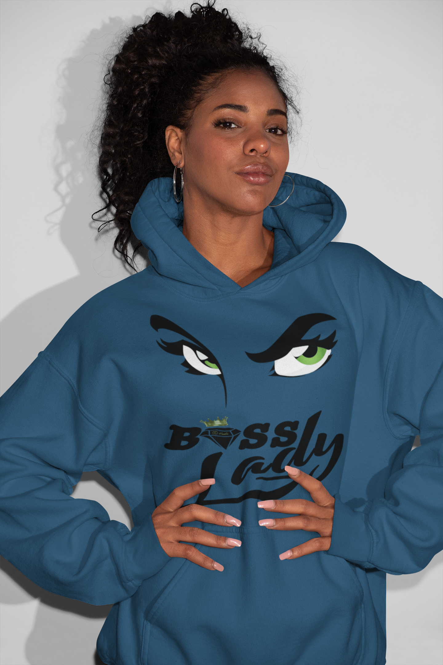 "BOSS LADY" Hoodie Hooded Sweatshirt by OD Hustle